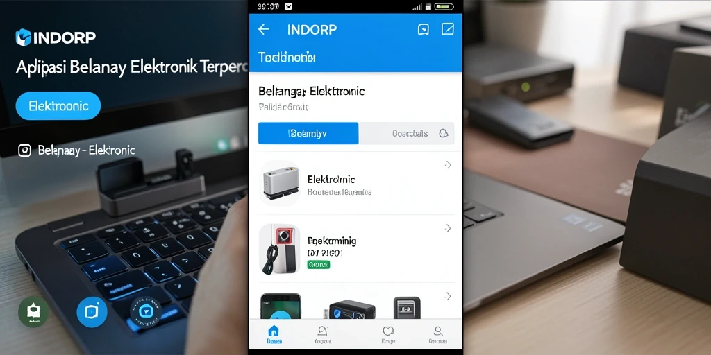 Tampilan antarmuka aplikasi INDORP yang modern dan fungsional.