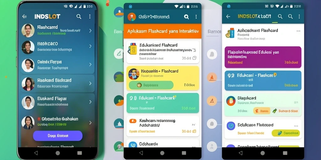 Antarmuka aplikasi INDSLOT yang interaktif dan edukatif.