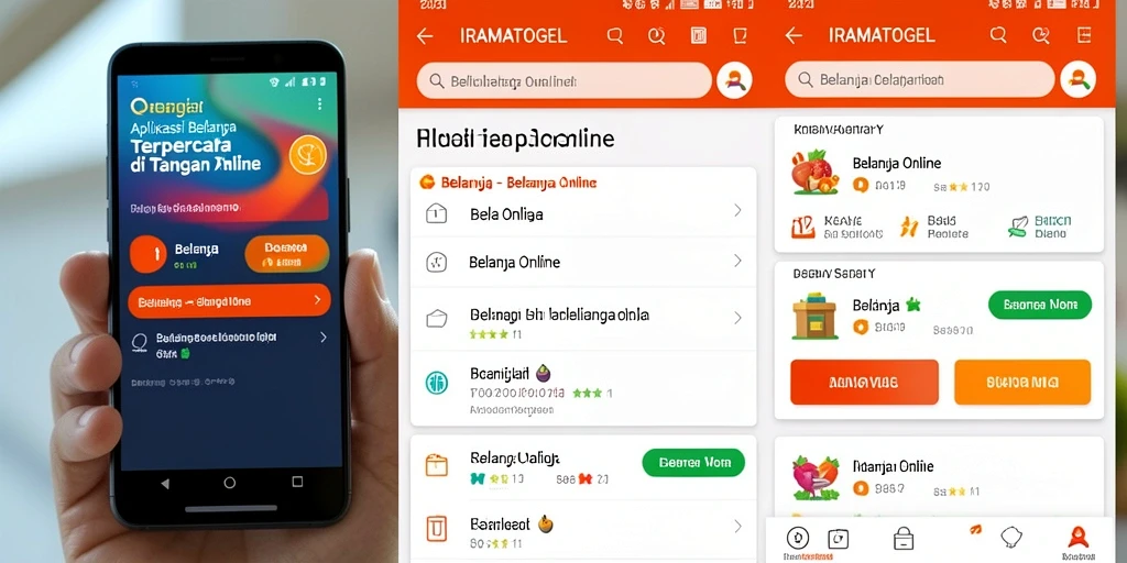 Tampilan aplikasi IRAMATOGEL yang modern dan fungsional.