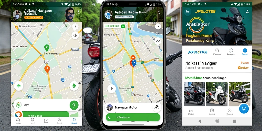 Tampilan antarmuka pengguna JPSLOT88 dengan fitur Navigasi Motor.